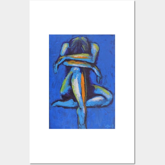 Blue Mood 2 - Female Nude Wall Art by CarmenT